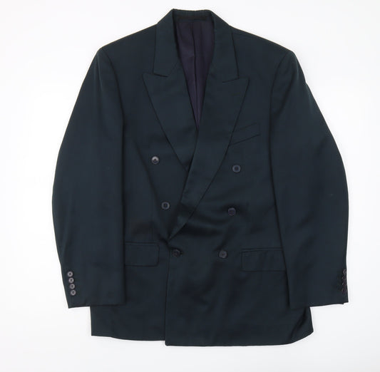 Pierre Cardin Men's Blue Blazer, Size 40, Double-Breasted, Classic