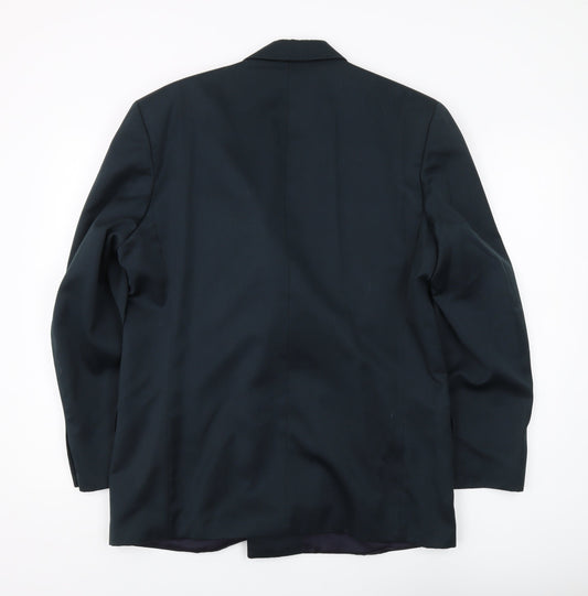 Pierre Cardin Men's Blue Blazer, Size 40, Double-Breasted, Classic