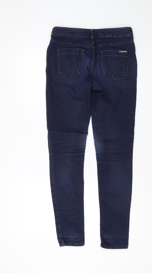 Women's Blue Skinny Jeans - 8R, Excellent Condition