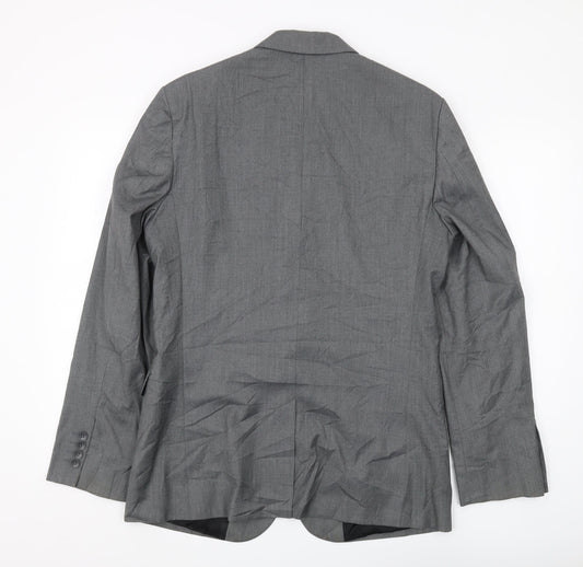 Calvin Klein Men's Grey Suit Jacket Size M Regular