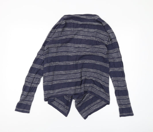 FatFace Women's Blue Striped Cardigan Size 10