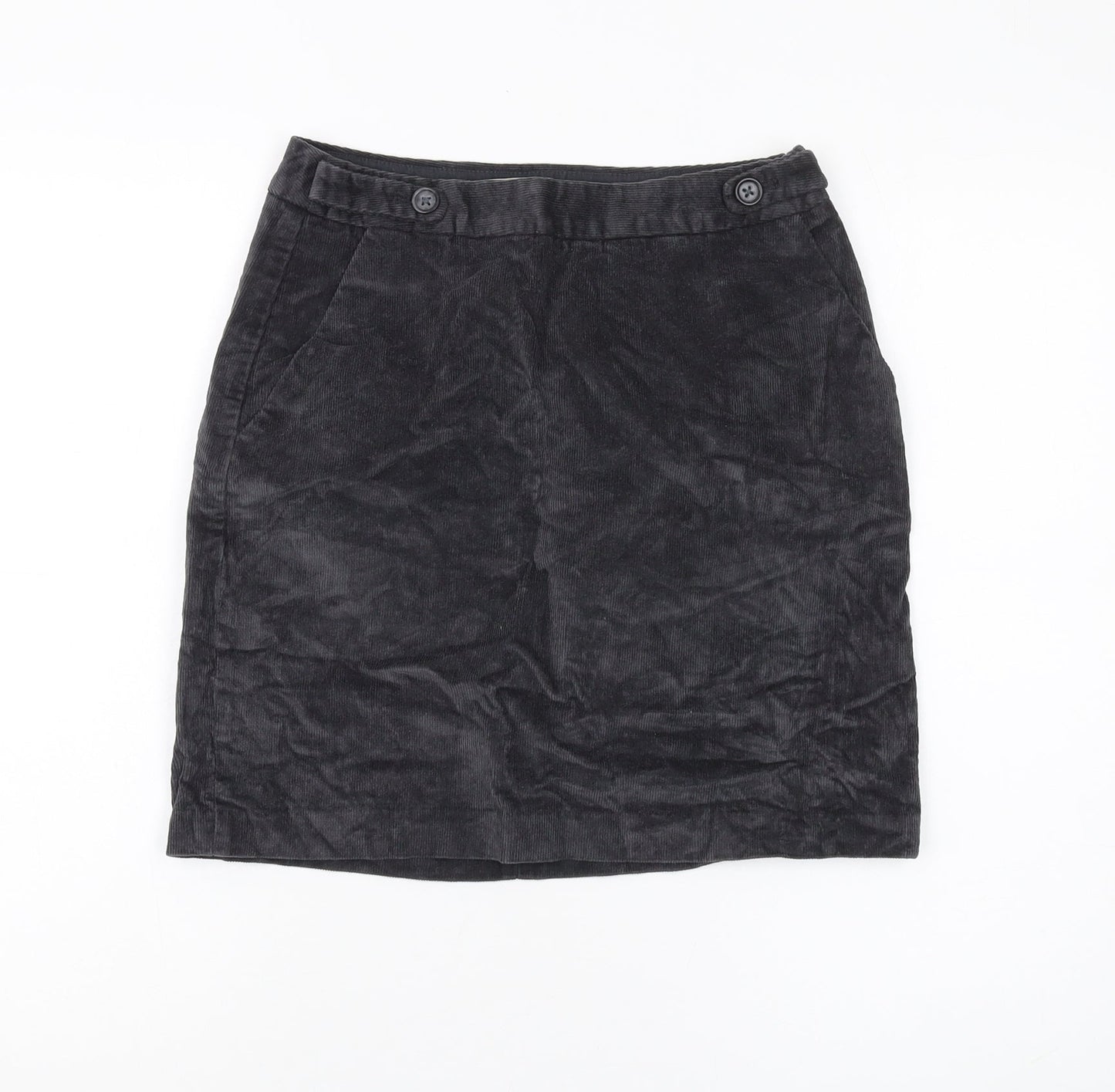 Banana Republic Women's Black Corduroy Skirt, Size 4