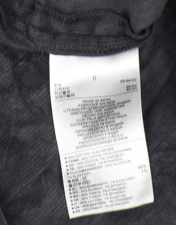 Banana Republic Women's Black Corduroy Skirt, Size 4