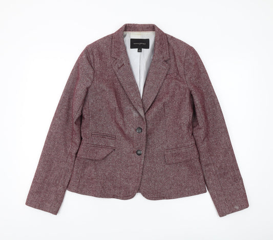 Banana Republic Women's Red Blazer Size 6 Classic Style