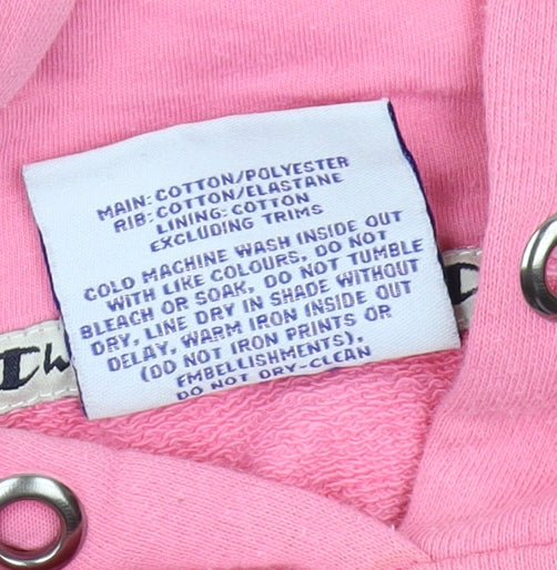 Champion Women's Pink Pullover Hoodie Size L