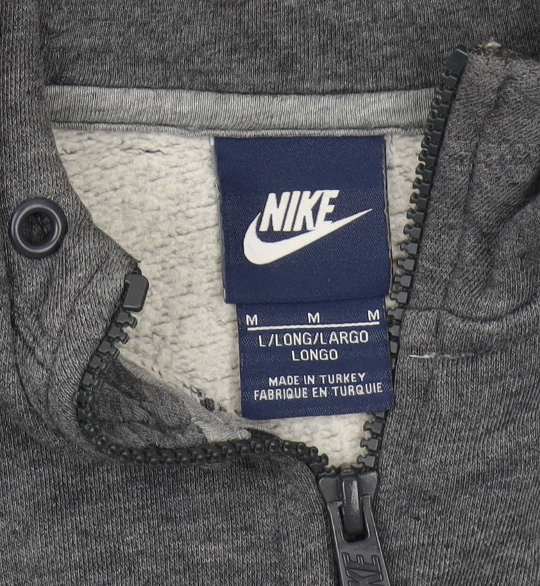 Nike Men's Grey Full Zip Hoodie M