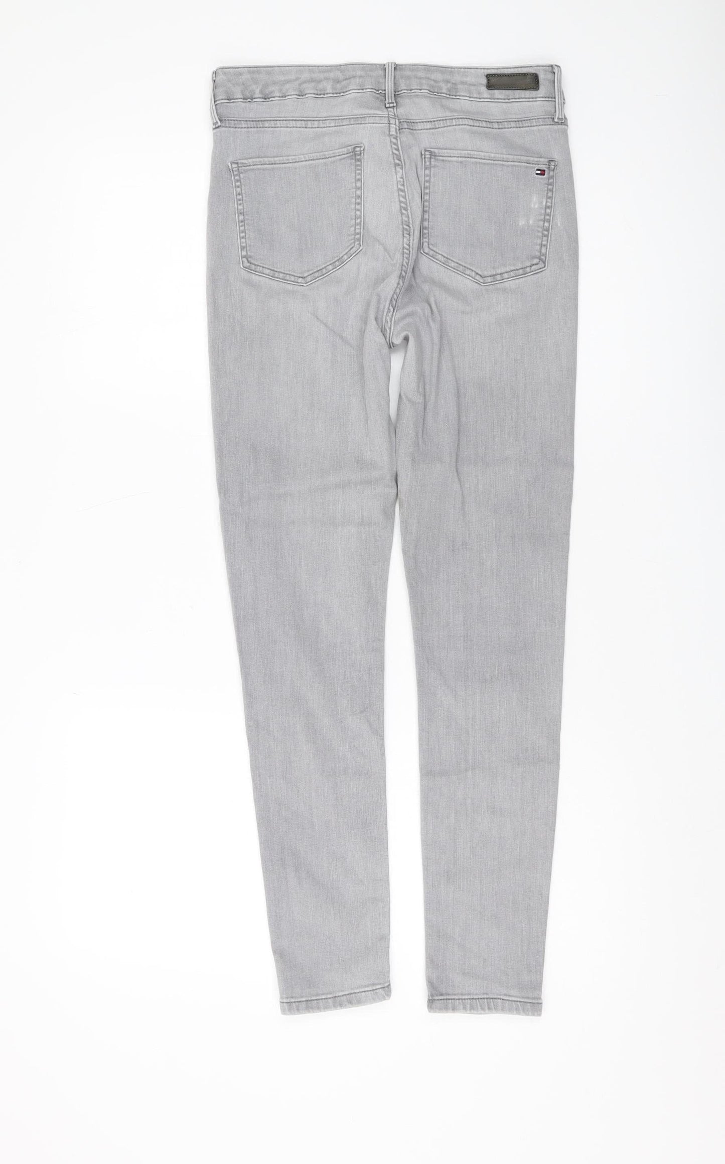 Tommy Hilfiger Women's Grey Skinny Jeans, Size 30, Stylish