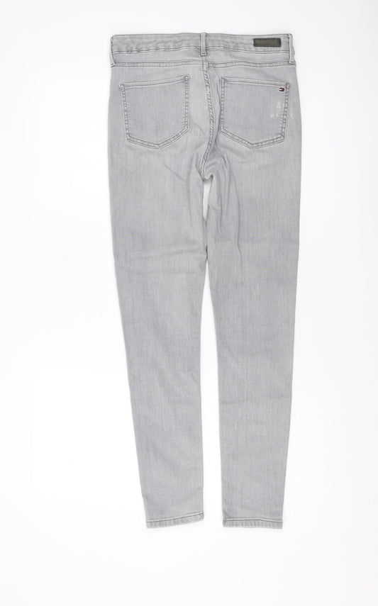 Tommy Hilfiger Women's Grey Skinny Jeans, Size 30, Stylish