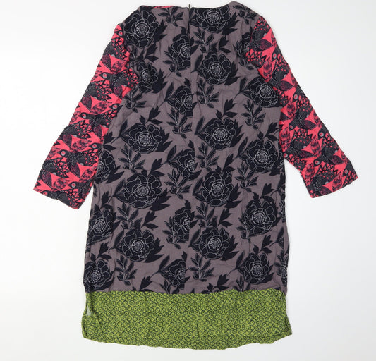 White Stuff Women's Multicoloured Floral Dress, Size 6