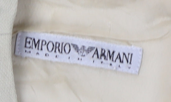 Emporio Armani Women's Beige Shift Dress Size 16