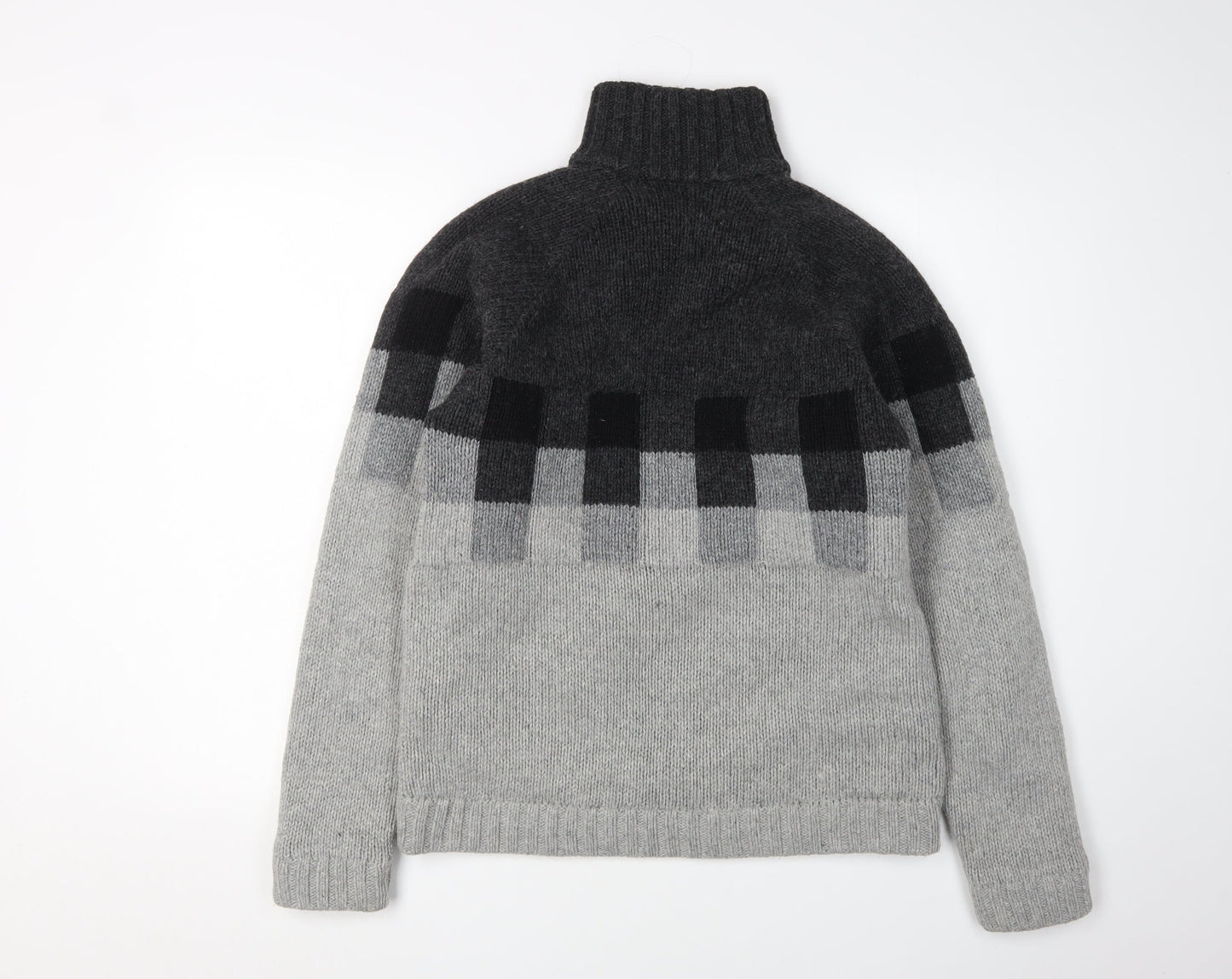 Billabong Men's Grey Wool Blend Pullover Jumper S