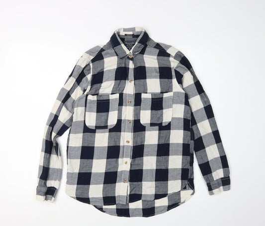 Abercrombie & Fitch Women's Multicoloured Check Button-Up XS