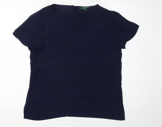 Lauren Ralph Lauren Women's Blue Blouse M