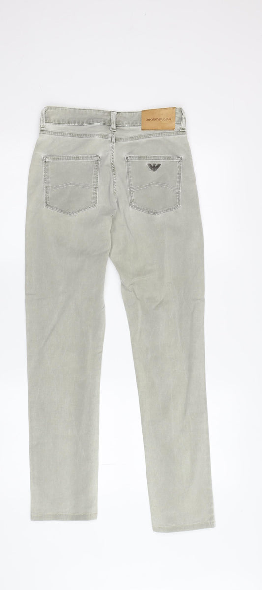 Emporio Armani Women’s Grey Straight Jeans - Size 24