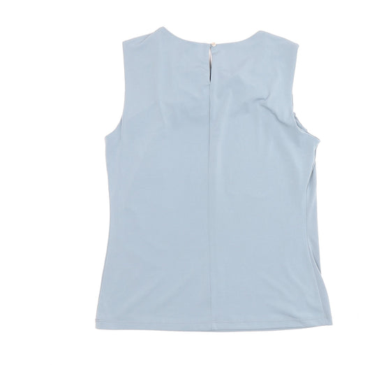 Calvin Klein Women's Blue Sleeveless Top, Size S