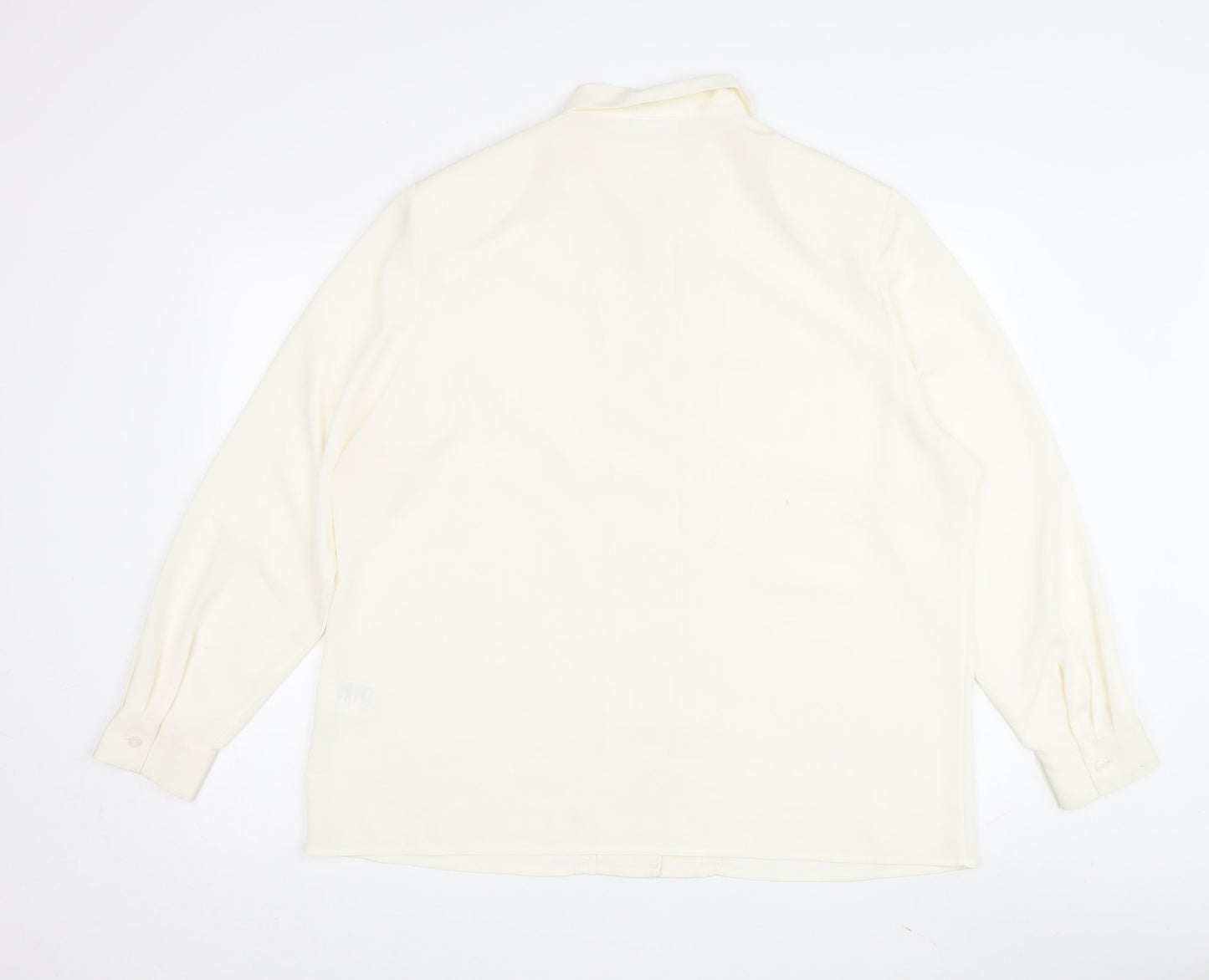 Alexon Women's Ivory Button-Up Shirt, Size 18, Workwear