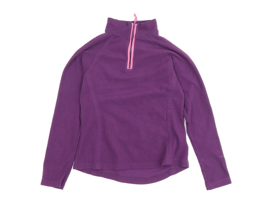 Peter Storm Women's Purple Fleece Pullover Sweatshirt