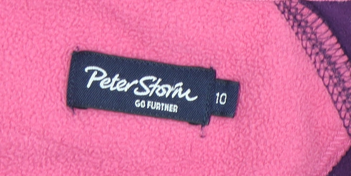 Peter Storm Women's Purple Fleece Pullover Sweatshirt