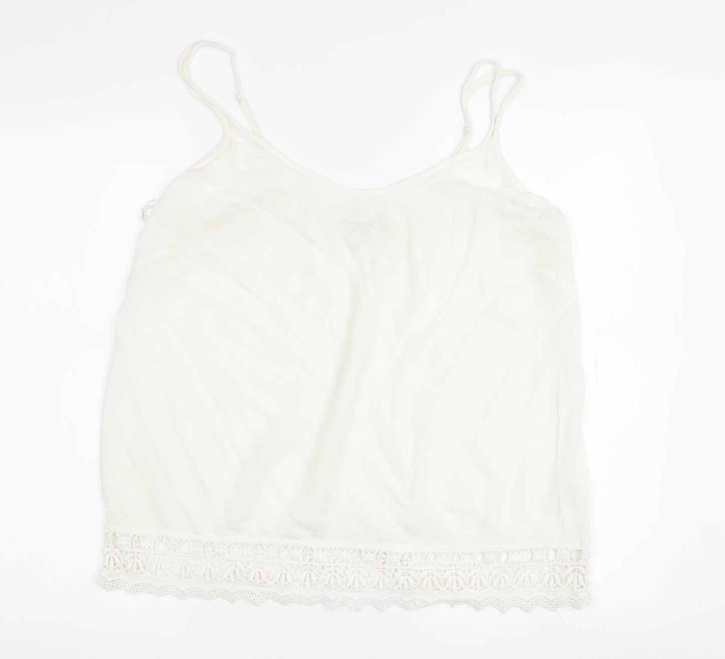FatFace Women’s Ivory Camisole Tank Top Size 10