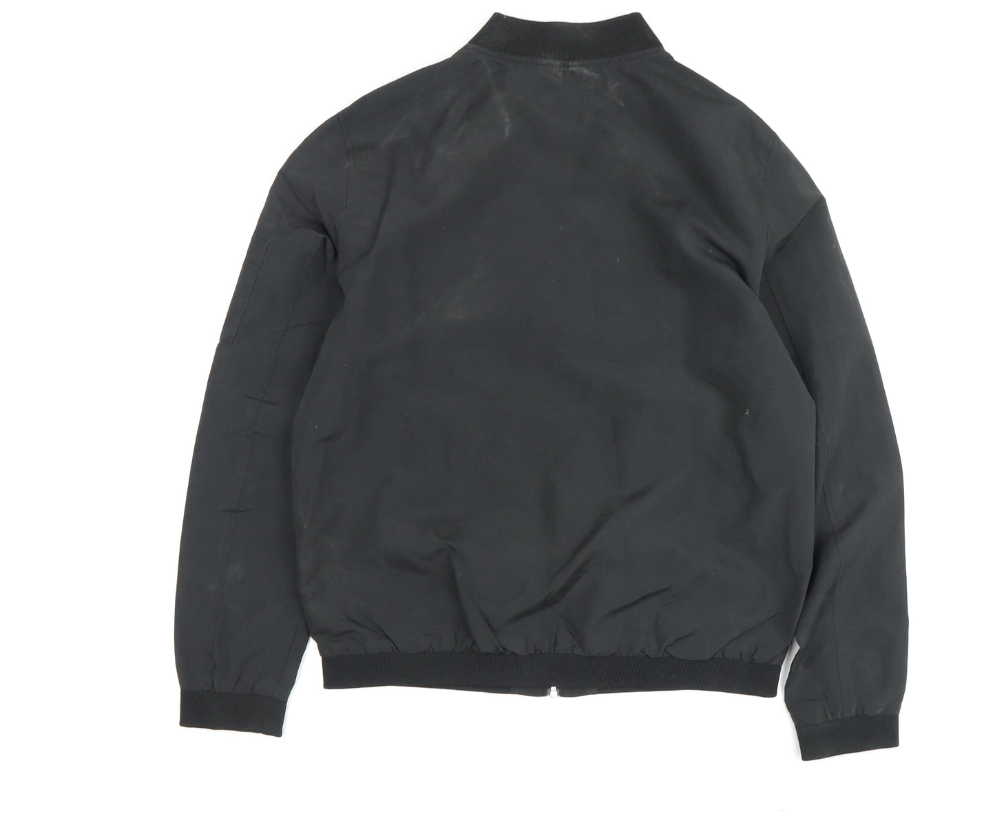 Jack & Jones Men's Black Bomber Jacket - Size L