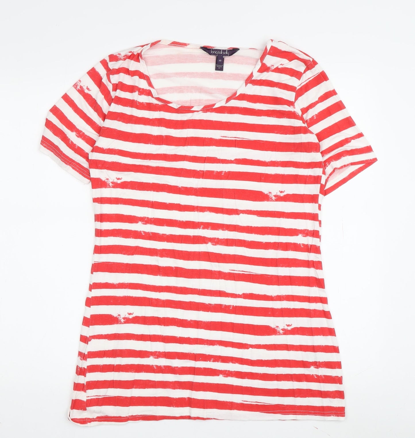 Long Tall Sally Women's Striped Multicoloured T-Shirt XS
