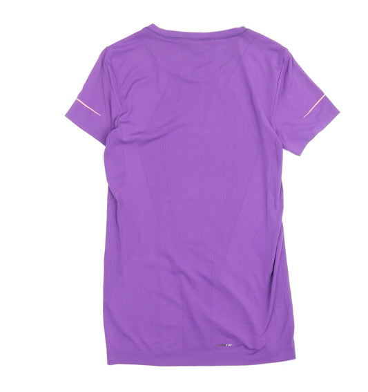 Adidas Women's Purple Short Sleeve Athletic T-Shirt