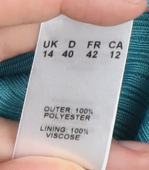 Eastex Women's Blue Knit T-Shirt Size 14