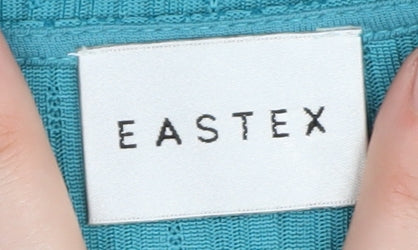 Eastex Women's Blue Knit T-Shirt Size 14