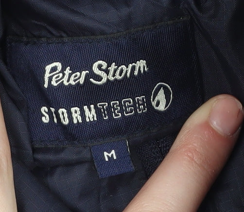 Peter Storm Men's Blue Windbreaker Jacket M