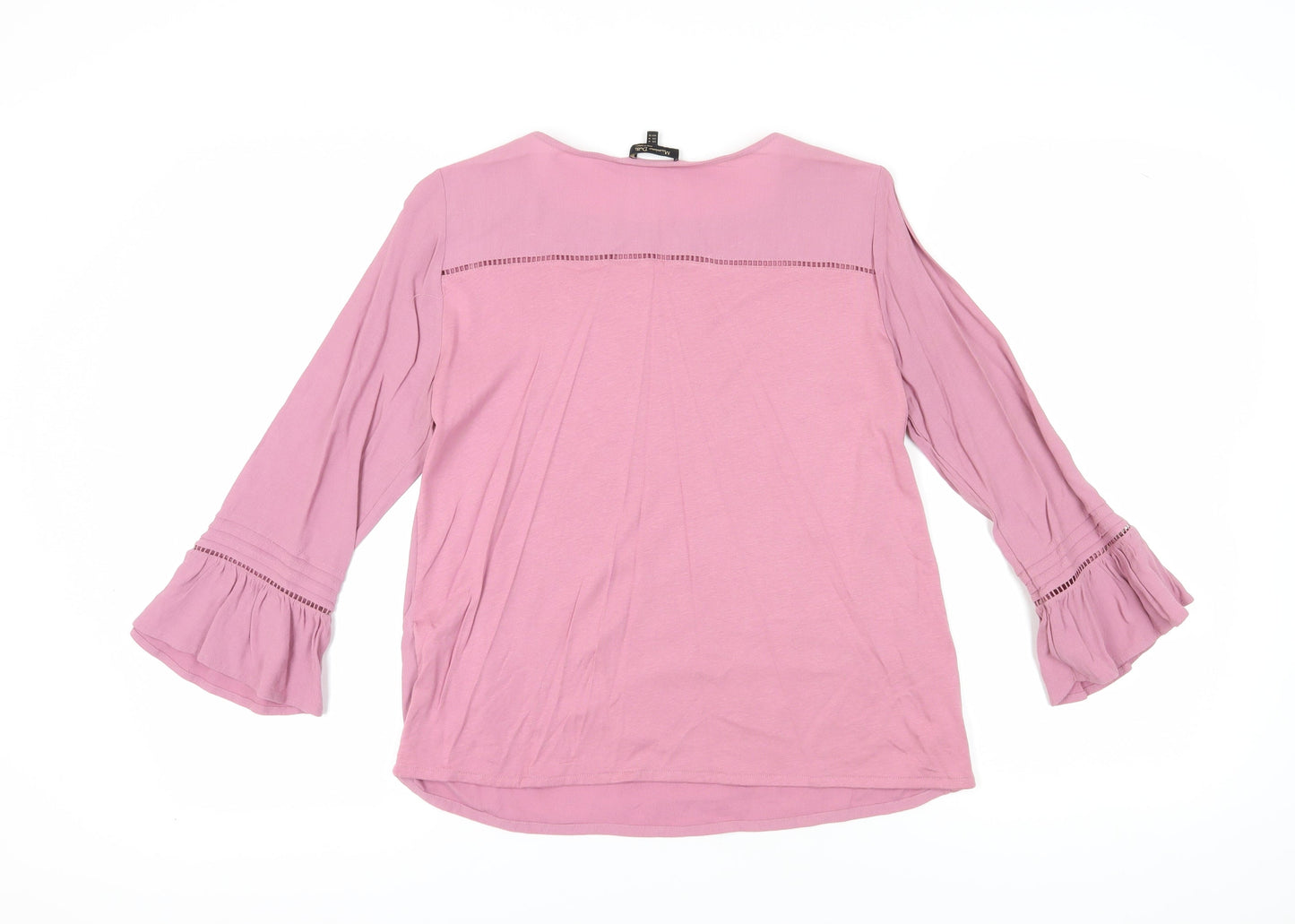 Massimo Dutti Women's Pink Tunic Blouse, M, Square Neck