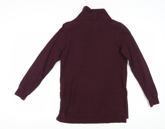 Fatface Women's Red Cowl Neck Pullover Sweatshirt XS