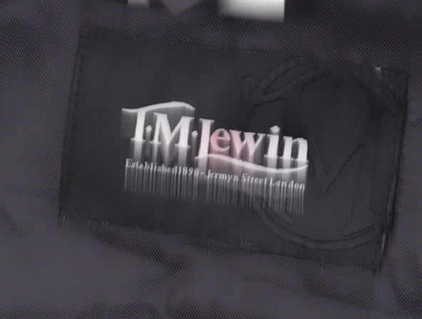 T.M.Lewin Men's Grey 40L Wool Suit Jacket