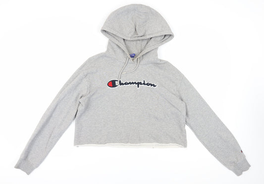 Champion Women’s Grey Pullover Hoodie Medium