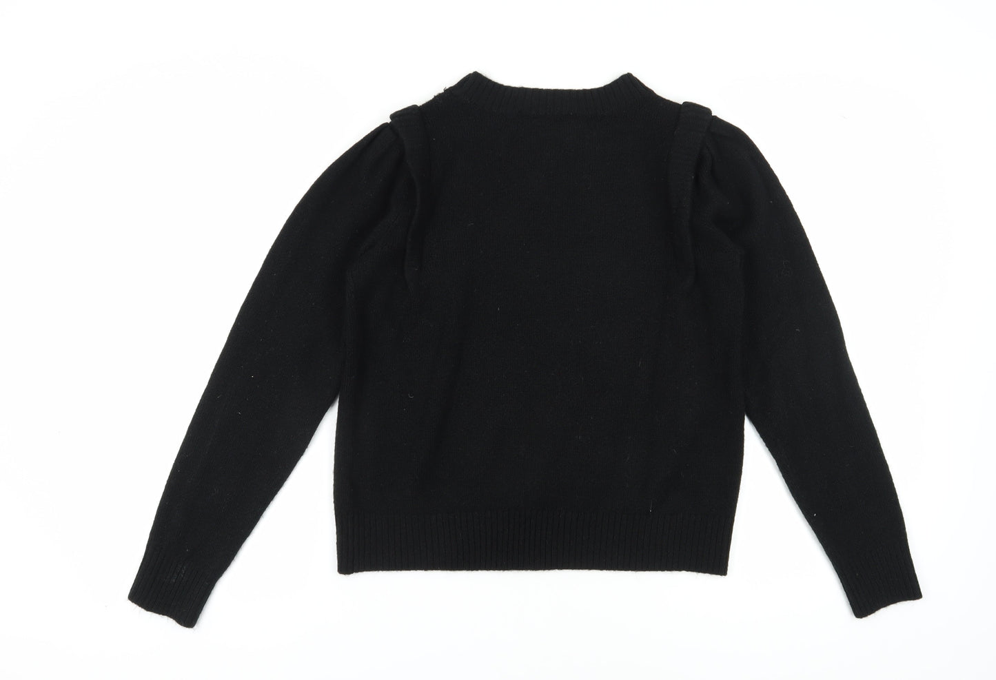 DKNY Women's Black Crew Neck Jumper M