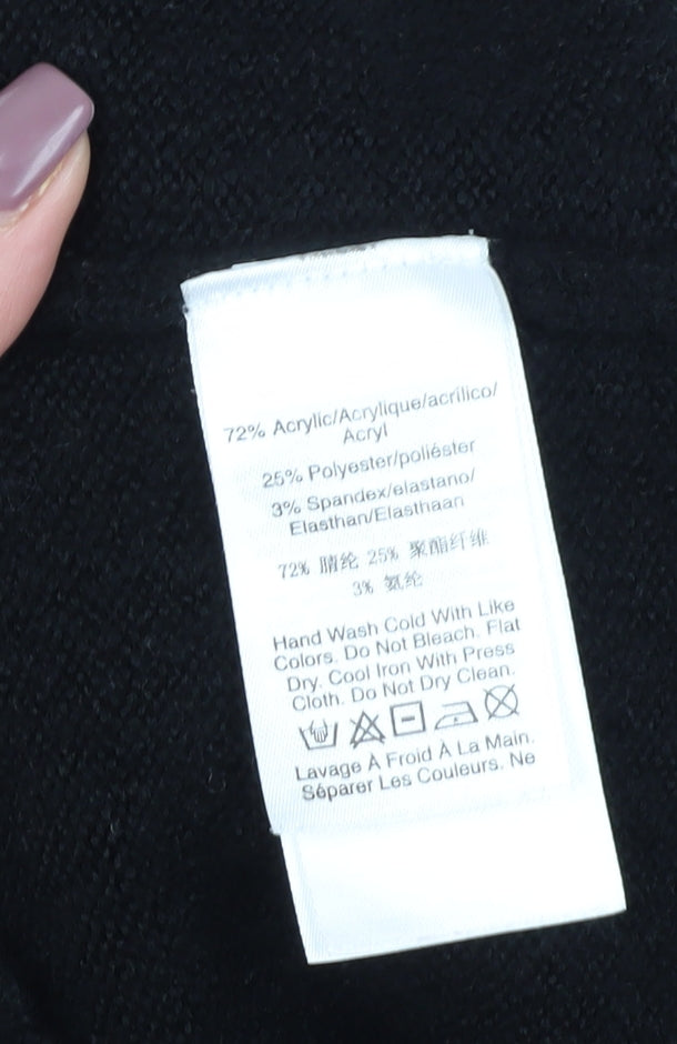 DKNY Women's Black Crew Neck Jumper M