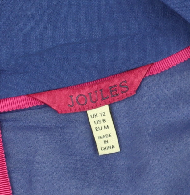 Joules Women's Blue Floral Shift Dress, M