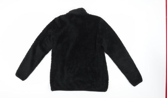 Mountain Warehouse Women’s Black Fleece Pullover - Size 10