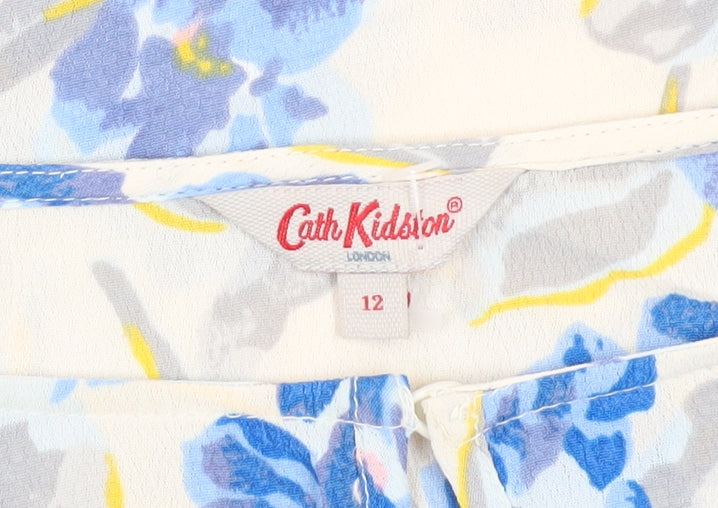 Brand and care label for Cath Kidston Women's Multicoloured Floral Blouse
