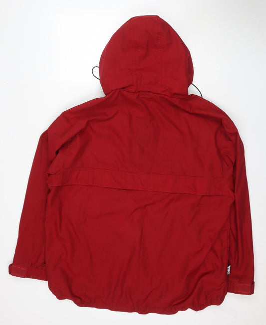 Ralph Lauren Men's Red Anorak Jacket L - Casual Autumn/Winter Wear