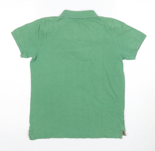Eden Boys Green Polo Shirt - 12-13 Years - Casual Short Sleeve