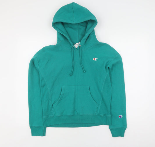 Champion Women's Green Small Hoodie with Logo