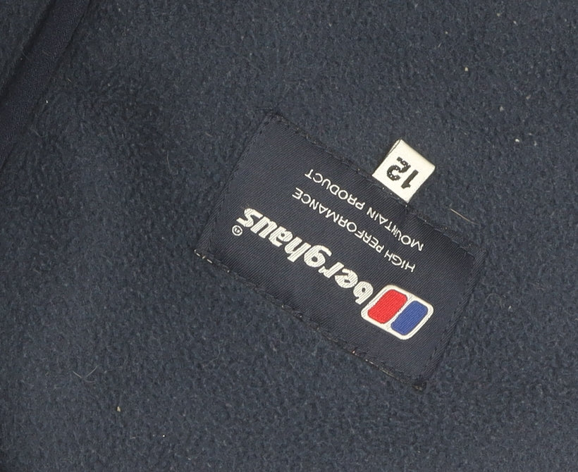 Berghaus Women's Blue Fleece Jacket Size 12 Outdoor