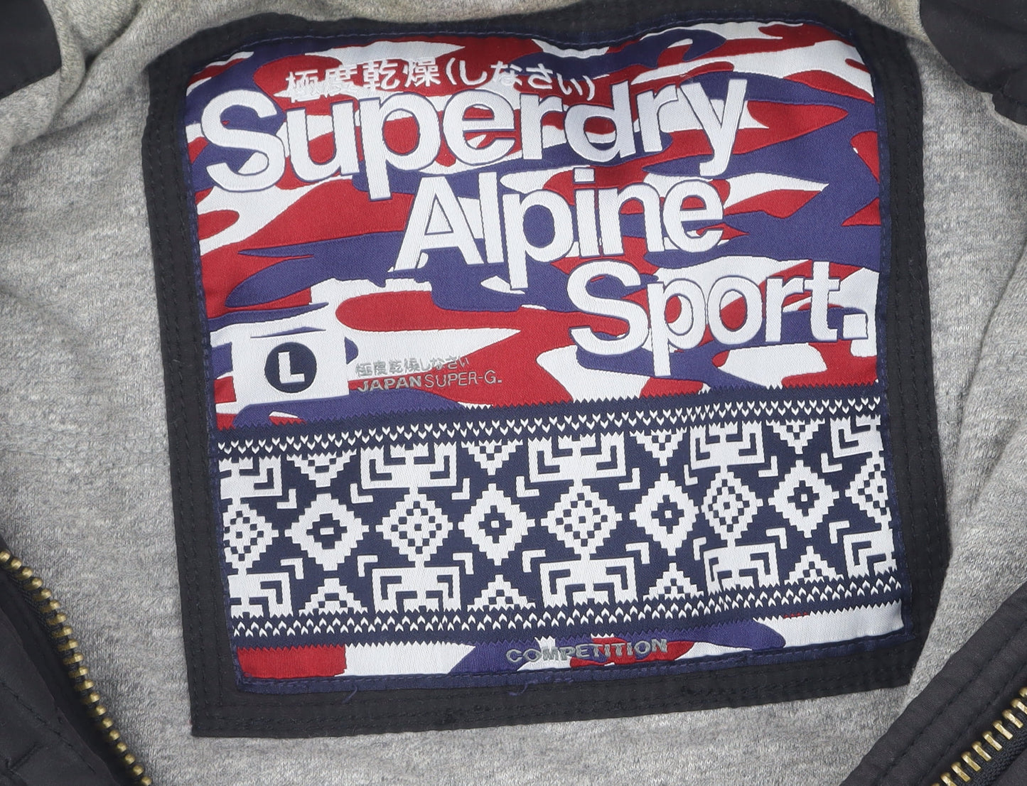 Superdry Unisex Black Hooded Puffer Waistcoat L Winter