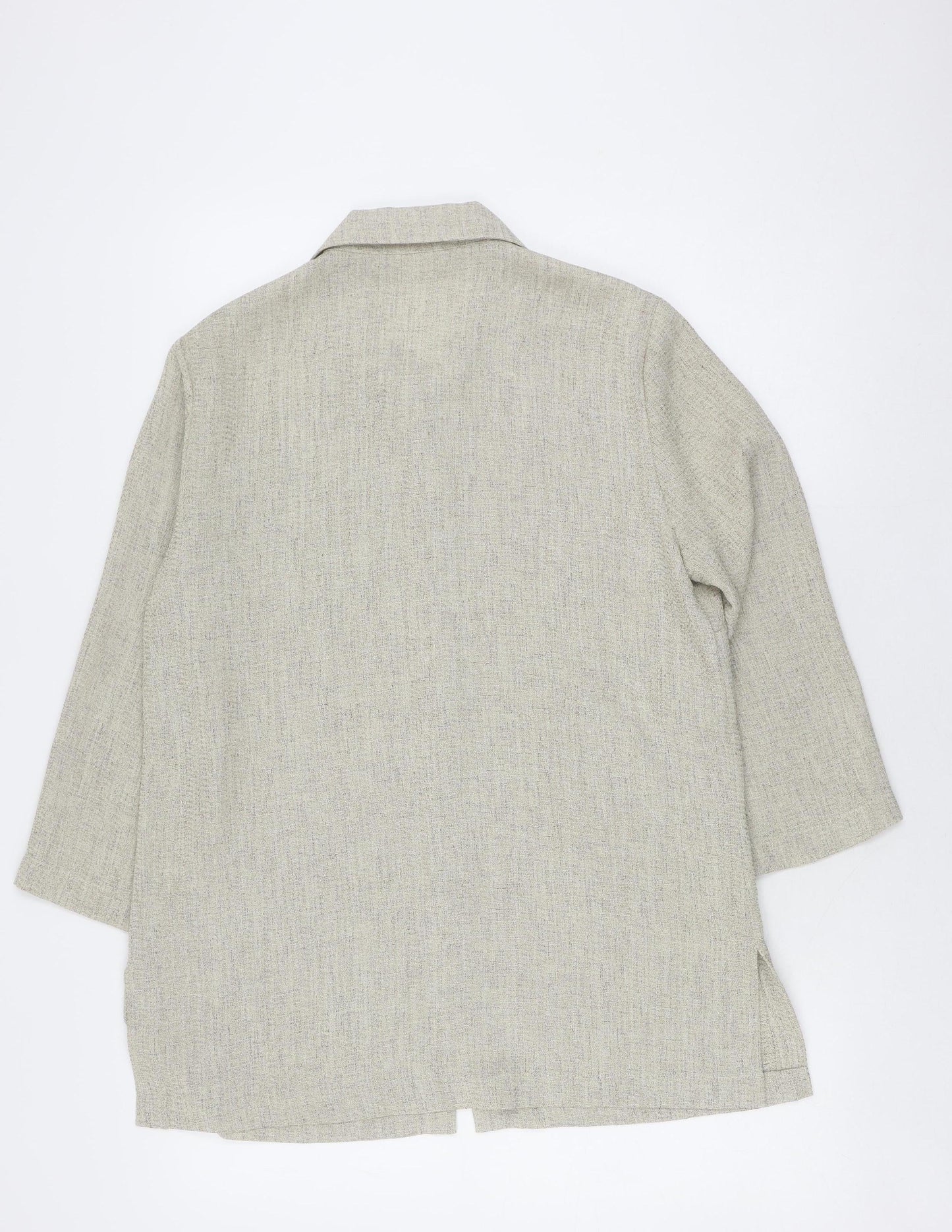 Eastex Women's Beige Button-Up Shirt UK 14