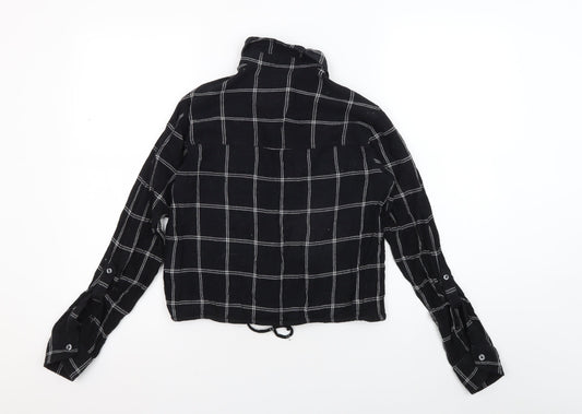 Abercrombie & Fitch Women's XS Black Check Shirt