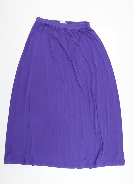 Boden Women's Purple Long Skirt, UK 20, Viscose Blend