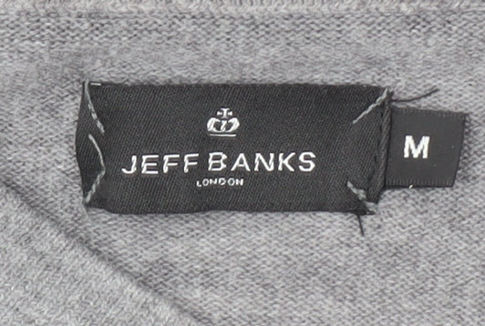 Jeff Banks Men's Grey Pullover Jumper M