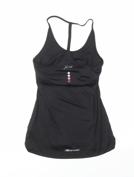 Karrimor Women's Black Gym Tank, Size 10, Athletic Fit
