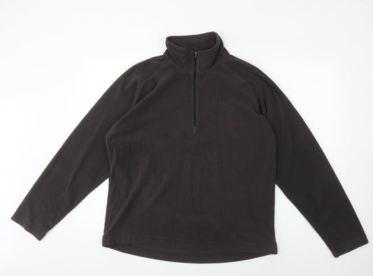 Craghoppers Men's Black Fleece 1/2 Zip Sweatshirt M