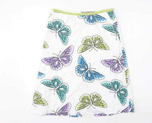 Laura Ashley Women's Multicoloured A-Line Midi Skirt